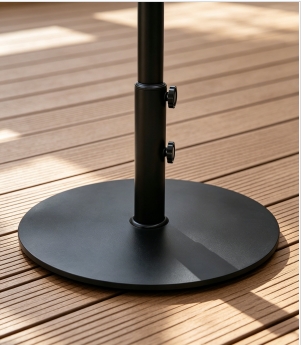 metal parasol base