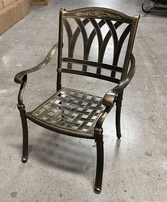 Cast Aluminium Dining Chair WKL622