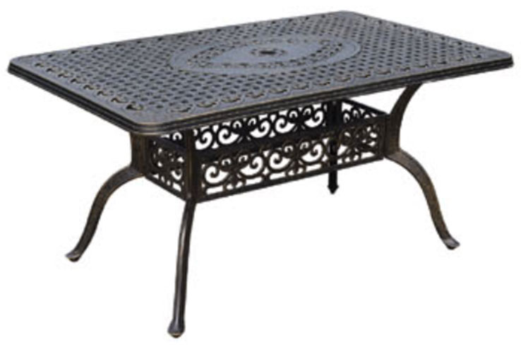 Cast Aluminium Dining Table WKL632