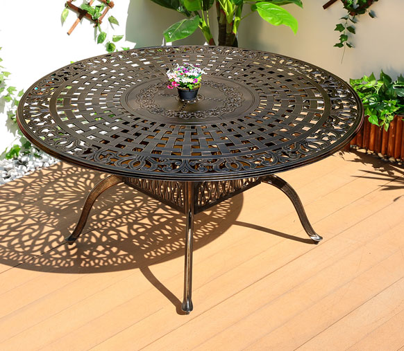Cast Aluminium Dining Table WKL633