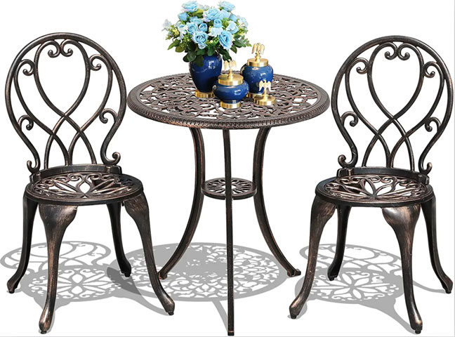 Cast Aluminium Bistro Set XG2096