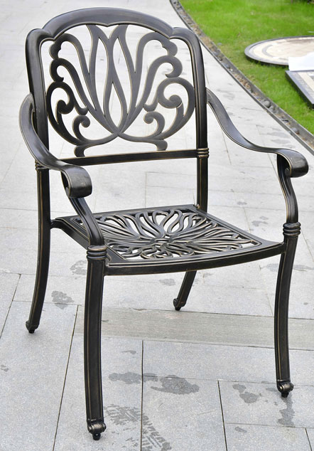 Cast Aluminium Dining Chair WKL612