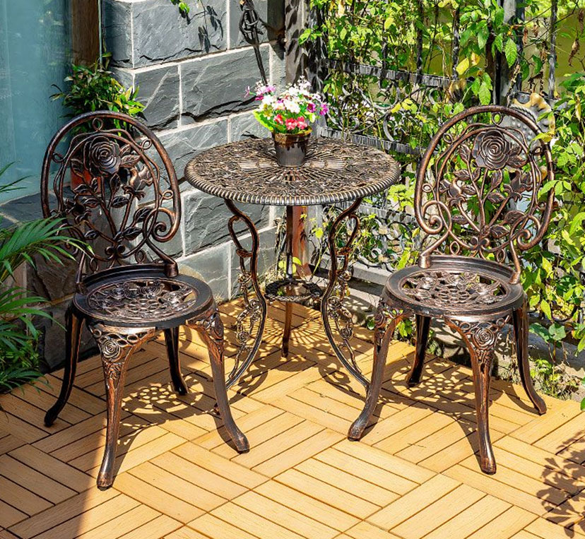 Cast Aluminium Bistro Set XG1028