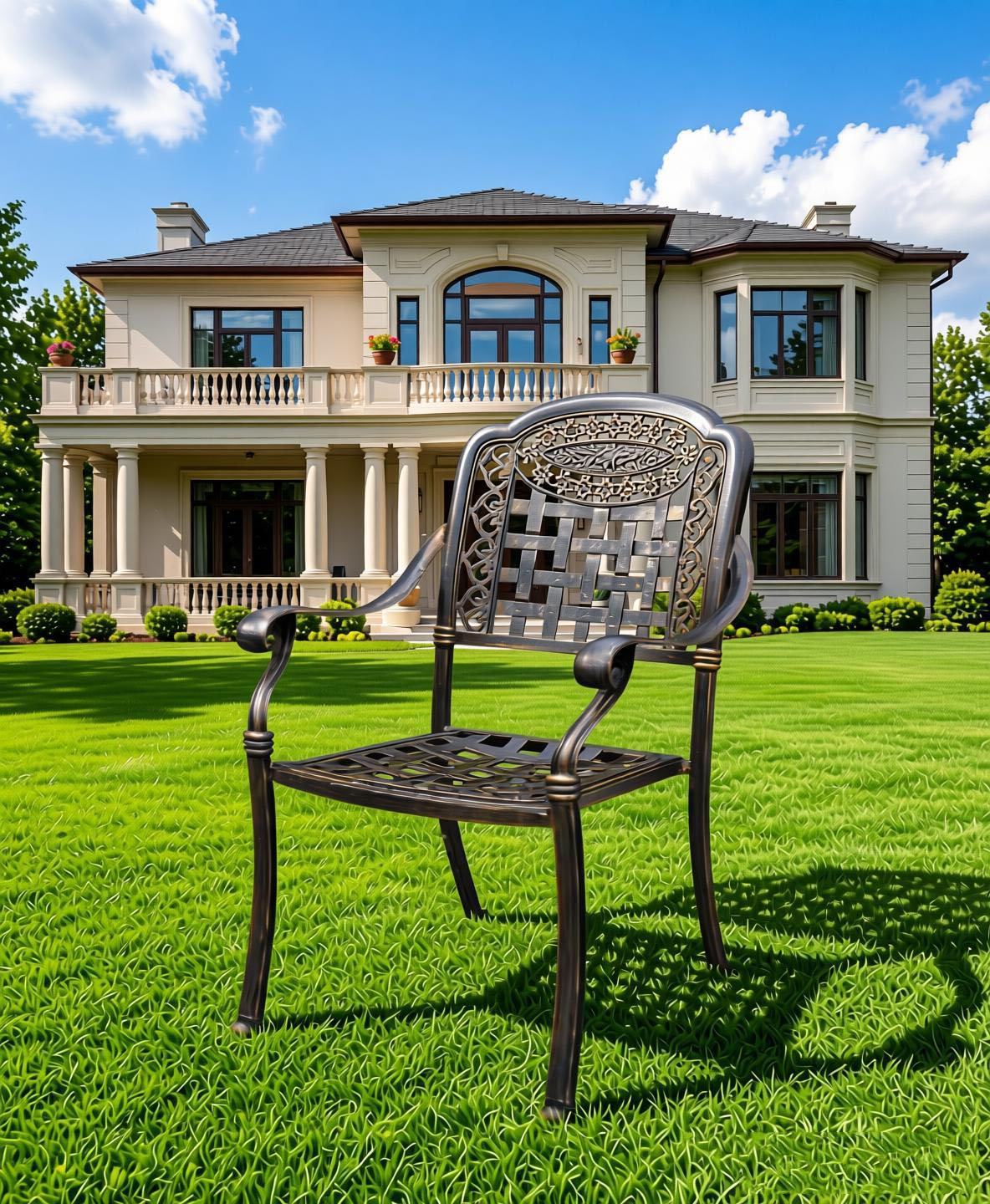 Cast Aluminium Dining Chair WKL618